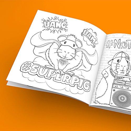 Goofy Guineas: A comical guinea pig colouring book!: