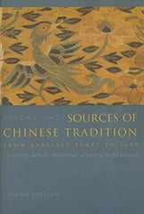 Sources of Chinese Tradition – From Earliest Times to 1600 (Introduction to