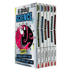 Horrible Science 6 Books Collection Set By Nick Arnold(Blood,