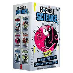 Horrible Science 6 Books Collection Set By Nick Arnold(Blood,