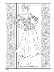 Creative Haven A Century of Fashion Coloring Book