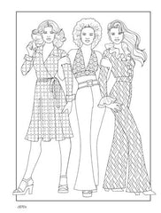 Creative Haven A Century of Fashion Coloring Book