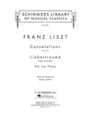 Franz Liszt - Consolations and Liebestraume | Piano Solo Sheet Music | Schirmer