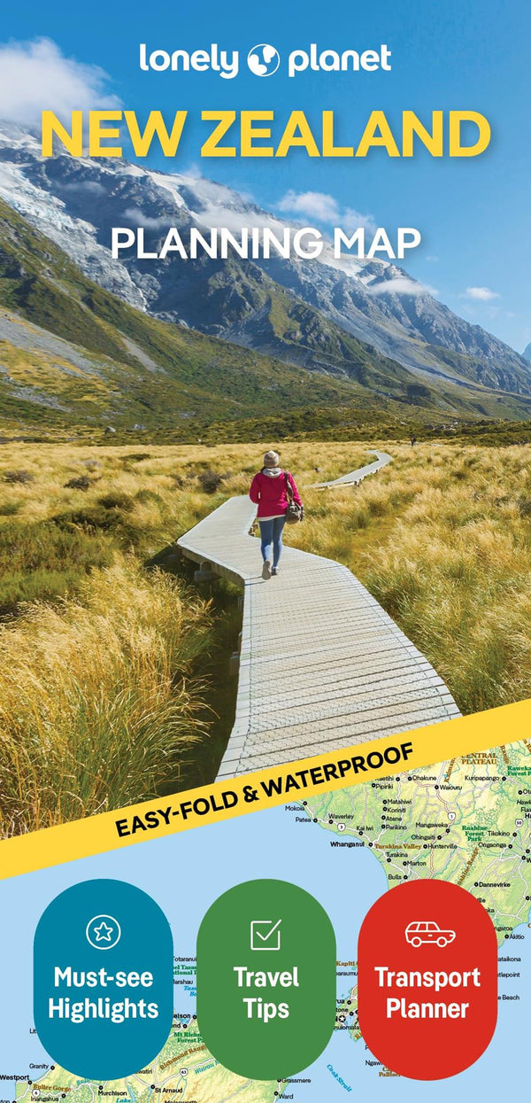 Lonely Planet New Zealand Planning Map