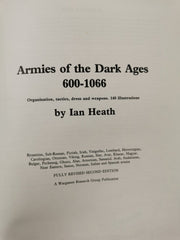 Armies Of The Dark Ages 600-1066 By Ian Heath (1980)