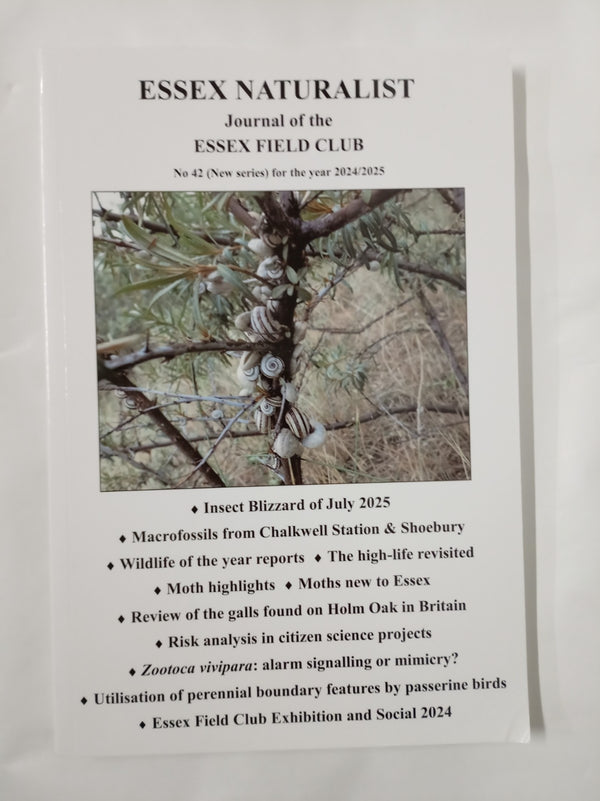 Essex Naturalist Journal Of The Essex Field Club No 42 2024/25