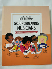 Little People BIg Dreams Ground Breaking Musicians Treasury & Guided Journal Set