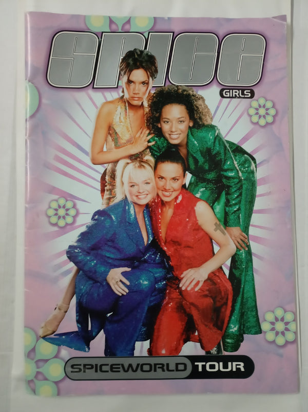 Spice Girls Spiceworld 1998 Tour Programme - Revised 4 Member Edition
