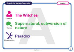 SnapRevise Macbeth Flashcards