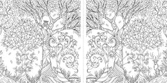 Miniature Enchanted Forest: A Pocket-Sized Adventure Coloring Book