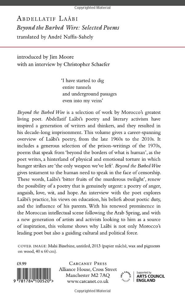 Beyond the Barbed Wire: Selected Poems [Paperback] Abdellatif Laabi and Andre Na by Abdellatif Laabi - used book at Perkology Books