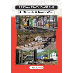 Railway Track Diagrams, Book 4 – Midlands & North West 2022 by TRACKmaps - used book at Perkology Books