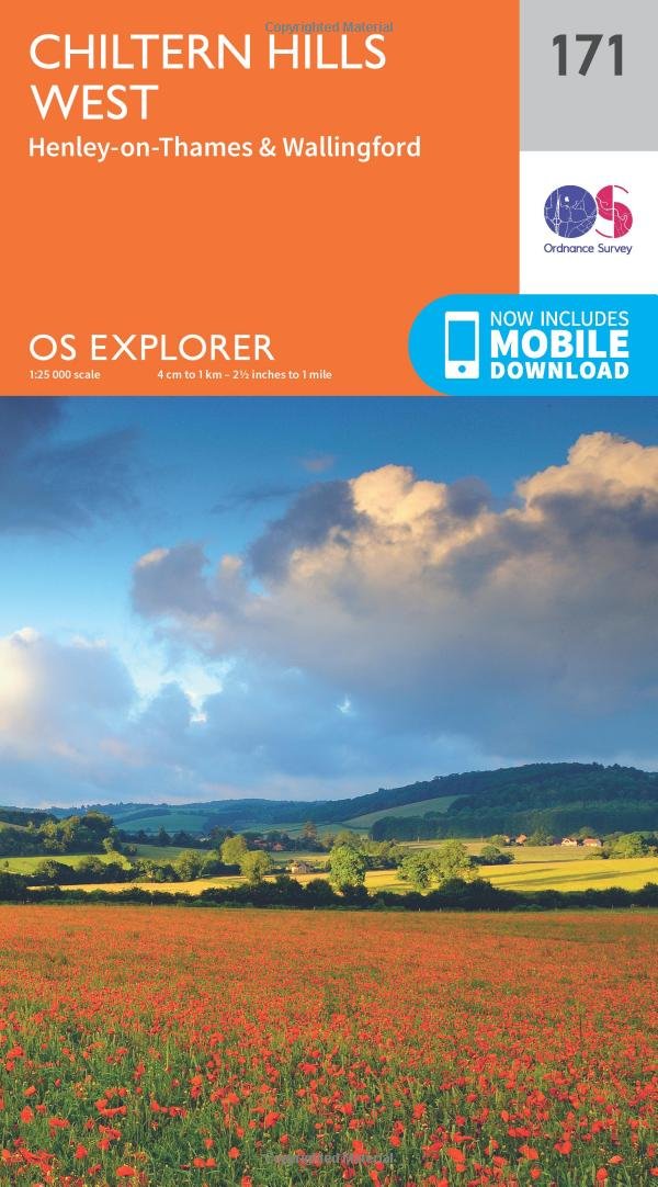 Chiltern Hills West Map | Henley-on-Thames & Wallingford | Ordnance Survey | OS