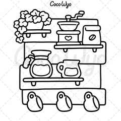 Stress Relief: Coloring Book for Adults and Kids, Bold and Easy,
