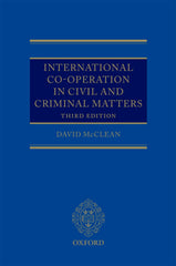 International Co-operation in Civil and Criminal Matters by David McClean - used book at Perkology Books