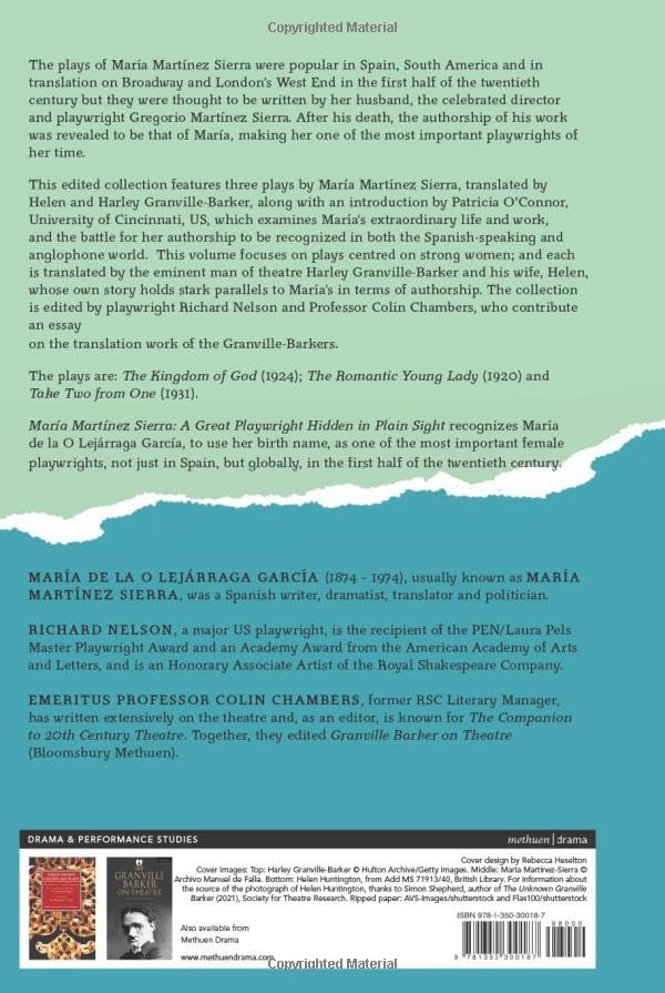 María Martínez Sierra: A Great Playwright Hidden in Plain Sight by María Martínez Sierra - used book at Perkology Books
