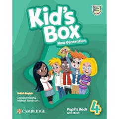 Kid's Box New Generation Level 4 Pupil's Book with eBook British English by Caroline Nixon - used book at Perkology Books