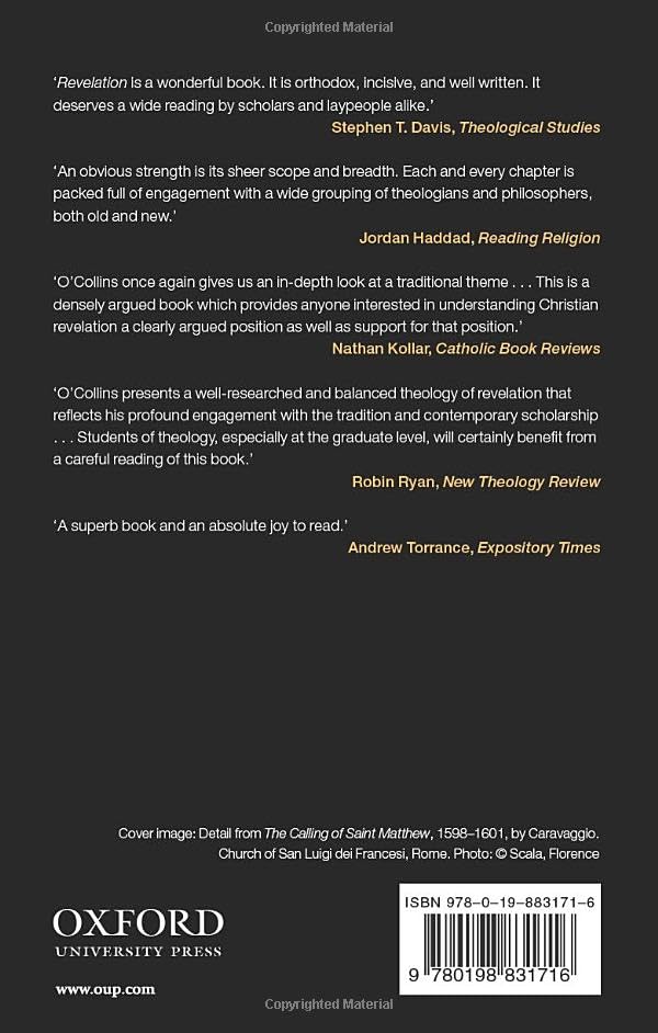 Revelation: Toward a Christian Theology of God's Self-Revelation by Gerald O'Collins - used book at Perkology Books