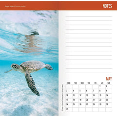 Carousel Worldwide 2027 WWF Wild & Free Slim Diary, Week to View, Deluxe