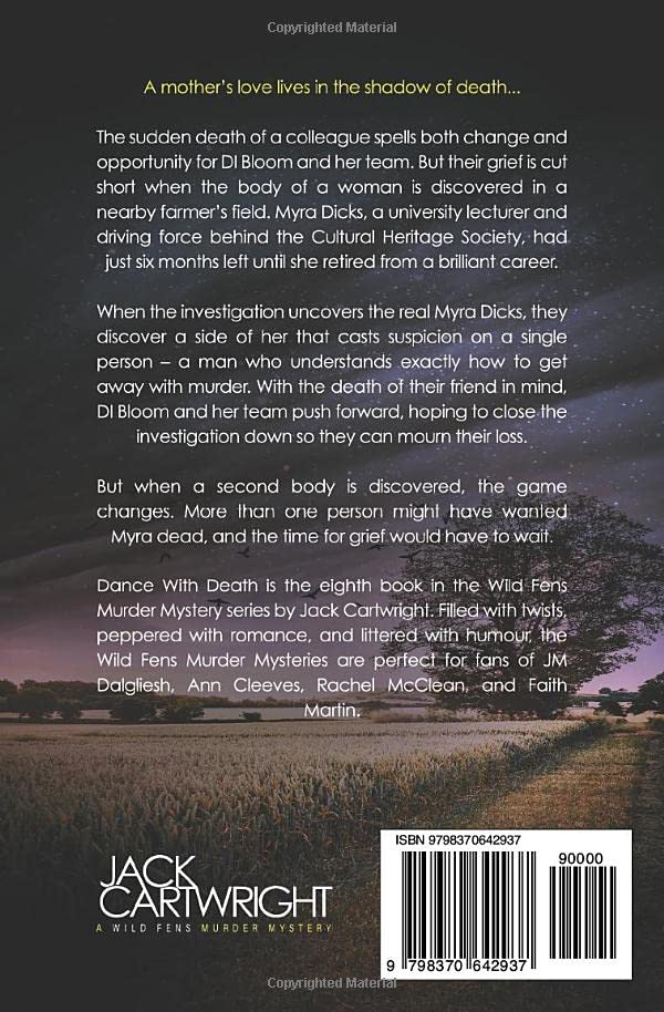 Dance With Death: A British Murder Mystery (The Wild Fens Murder Mystery Series) by Jack Cartwright - used book at Perkology Books