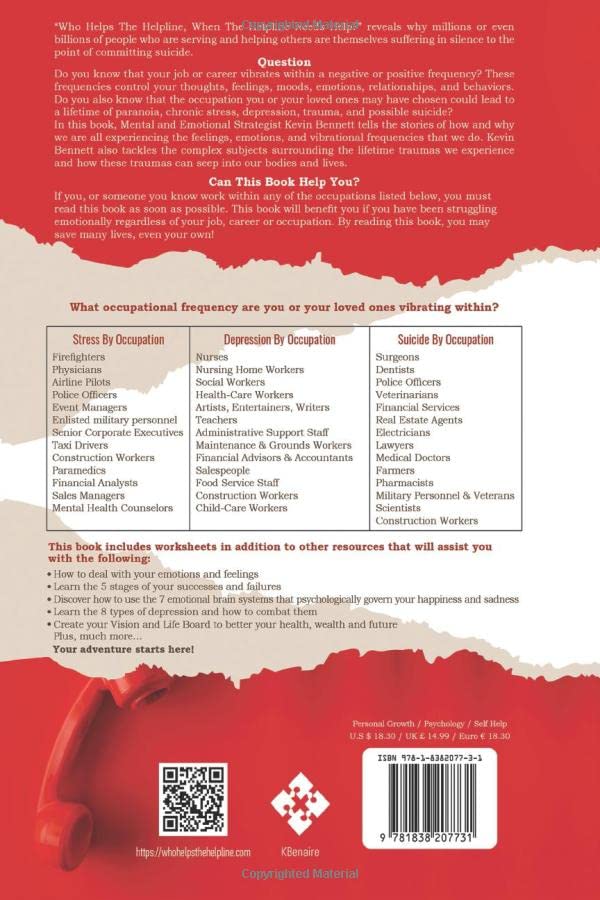 Who Helps The Helpline, When The Helpline Needs Help?: How To Overcome Occupatio by Kevin Bennett - used book at Perkology Books