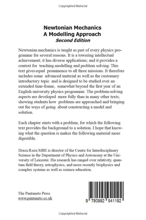 Newtonian Mechanics by Derek Raine - used book at Perkology Books