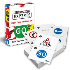 Theory Test Experts 128 Road Signs Flash Cards 2026 UK DVSA DVLA Kit