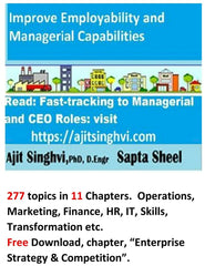 Fast-tracking to Managerial and CEO Roles: Management & Transformation Handbook  by ajeet singhvi - used book at Perkology Books