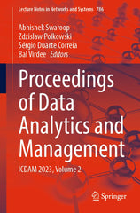 Proceedings of Data Analytics and Management: ICDAM 2023, Volume 2: 786 by Abhishek Swaroop - used book at Perkology Books