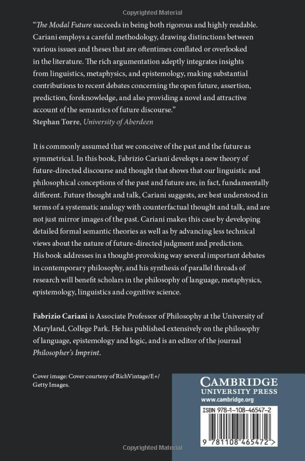 The Modal Future: A Theory of Future-Directed Thought and Talk by Fabrizio Cariani - used book at Perkology Books