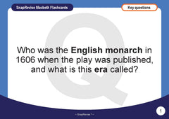 SnapRevise Macbeth Flashcards