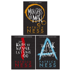 Chaos Walking 3 Books Set By Patrick Ness (The Knife of Never Letting Go; The Ask and the Answer; Monsters of Men )
