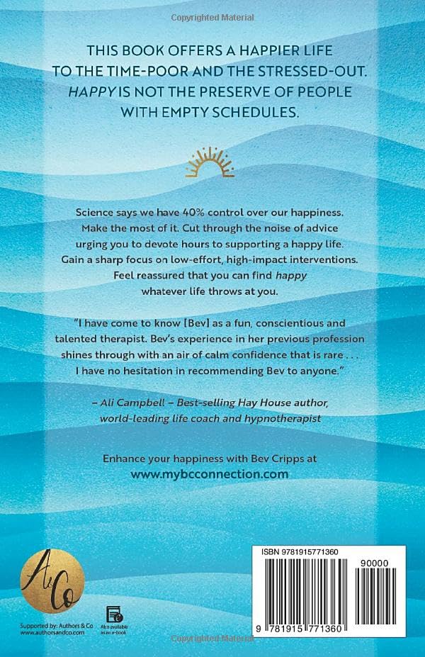 The Lazy Guide to Happy: Low effort happiness solutions for people by Bev Cripps - used book at Perkology Books