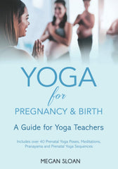 Yoga for Pregnancy & Birth: A Guide for Yoga Teachers by Megan Sloan - used book at Perkology Books