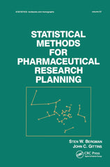 Statistical Methods for Pharmaceutical Research Planning: 67 by S. W. Bergman - used book at Perkology Books