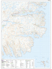 South East Lewis / Taobh an Eardheas Leï¿½dhais Map | Weatherproof | Loch Eireas by Ordnance Survey - used book at Perkology Books