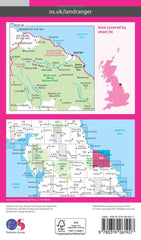 Whitby & Esk Dale Map | Robin Hood’s Bay | Ordnance Survey | OS Landranger Map