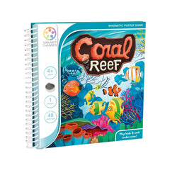 SmartGames - Coral Reef, Magnetic Puzzle Game with 48 Challenges, 4+ Years