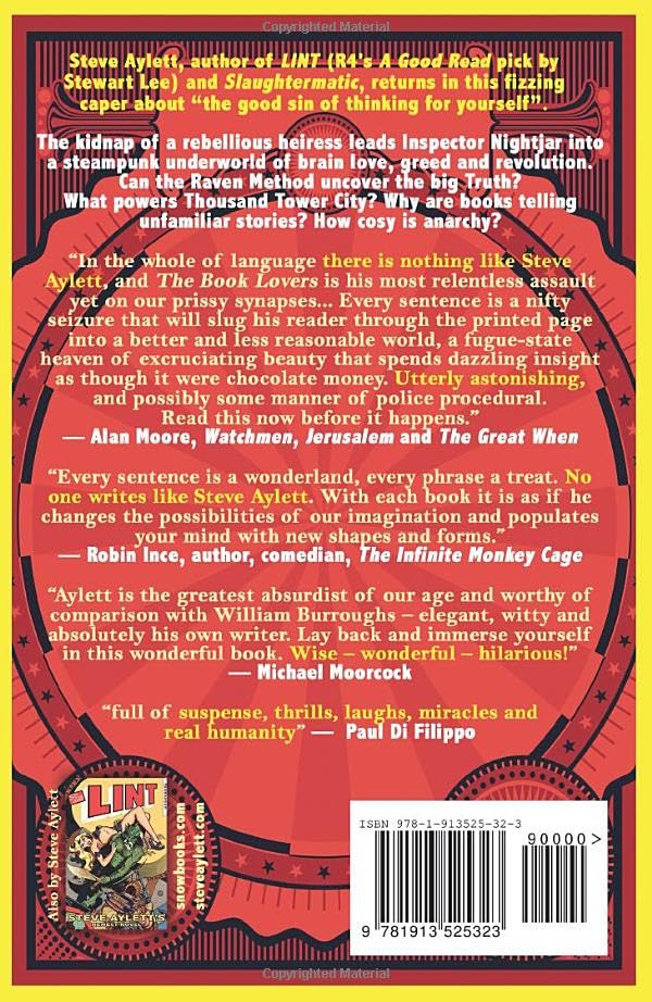 The Book Lovers: Mesmerising new steampunk from cult satirist Steve Aylett by Steve Aylett - used book at Perkology Books