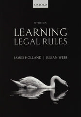 Learning Legal Rules: A Students' Guide by James Holland - used book at Perkology Books