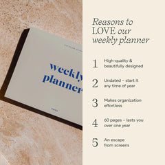 Joy Weekly Desk Planner