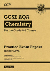 GCSE Chemistry AQA Practice Papers: Higher Pack 1: for the 2024 and 2025 exams by CGP Books - used book at Perkology Books