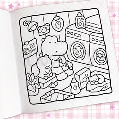 Cozy Days: A cute and comfy colouring book (Coco Wyo)