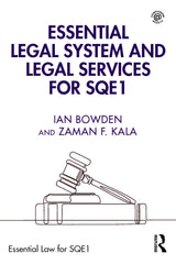 Essential Legal System and Legal Services for SQE1 (Essential Law for SQE1) by Ian Bowden - used book at Perkology Books