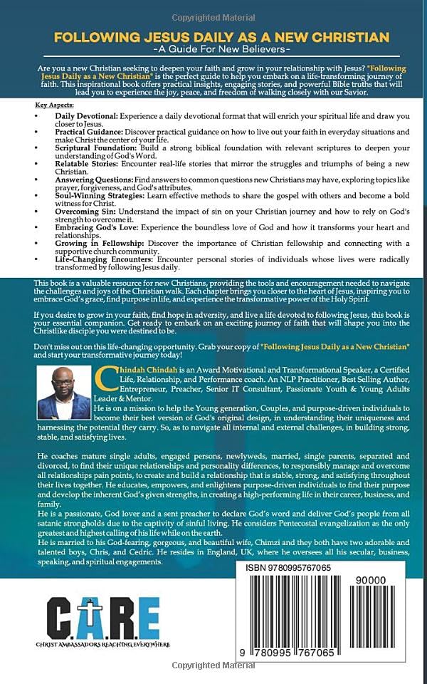 Following Jesus Daily as a New Christian: Walking in His Footsteps: by Chindah Chindah - used book at Perkology Books