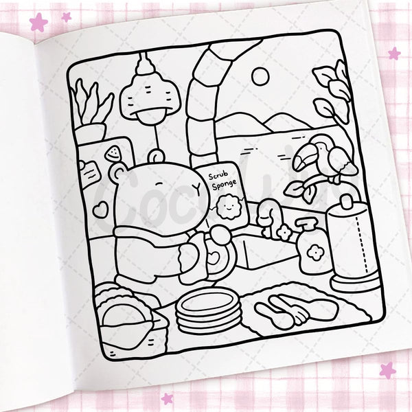 Cozy Days: A cute and comfy colouring book (Coco Wyo)