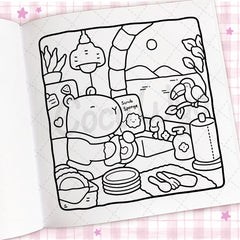 Cozy Days: A cute and comfy colouring book (Coco Wyo)