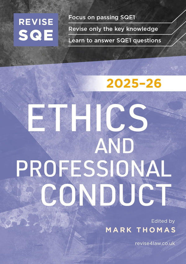 Revise SQE Ethics and Professional Conduct 2025/26 | Revision Guides for SQE1 |