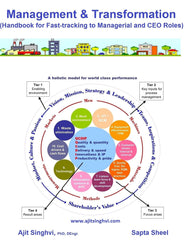 Fast-tracking to Managerial and CEO Roles: Management & Transformation Handbook  by ajeet singhvi - used book at Perkology Books