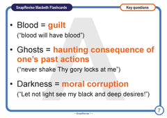 SnapRevise Macbeth Flashcards